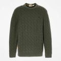 Timberland A2CEQ P-B Lambwool cable DUFFE - Green - Front view