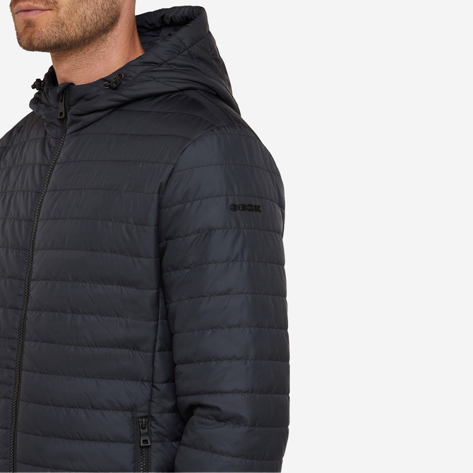 Geox WILMER HOOD JACKET - Blue - side view