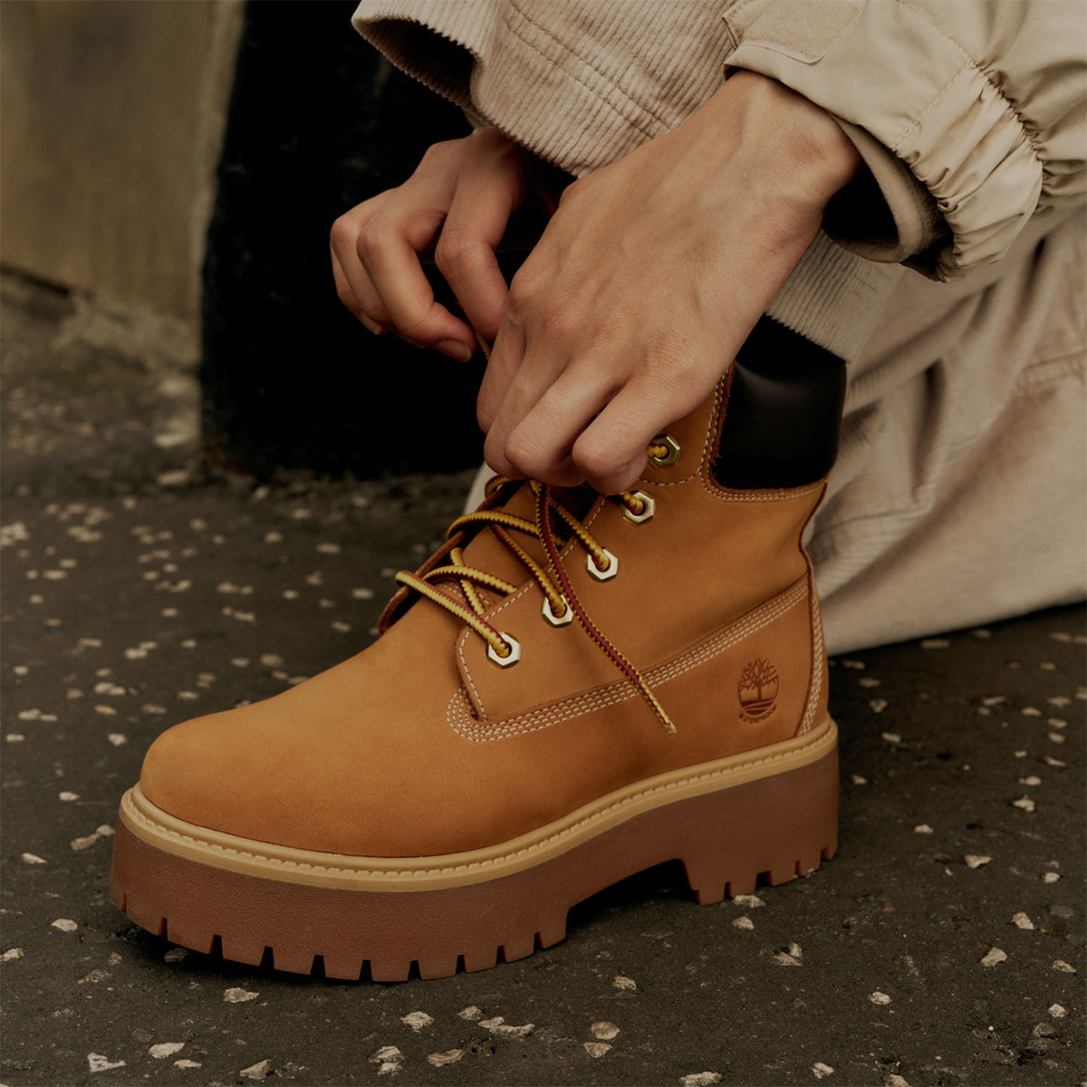 Timberland A5RJD Stone Street 6in WP WHEAT Lace-up boots in buy online