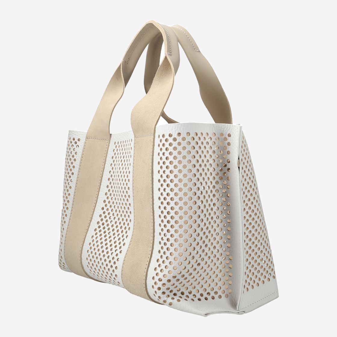 Pedro Garcia PERFED TOTE - White,combined - sole