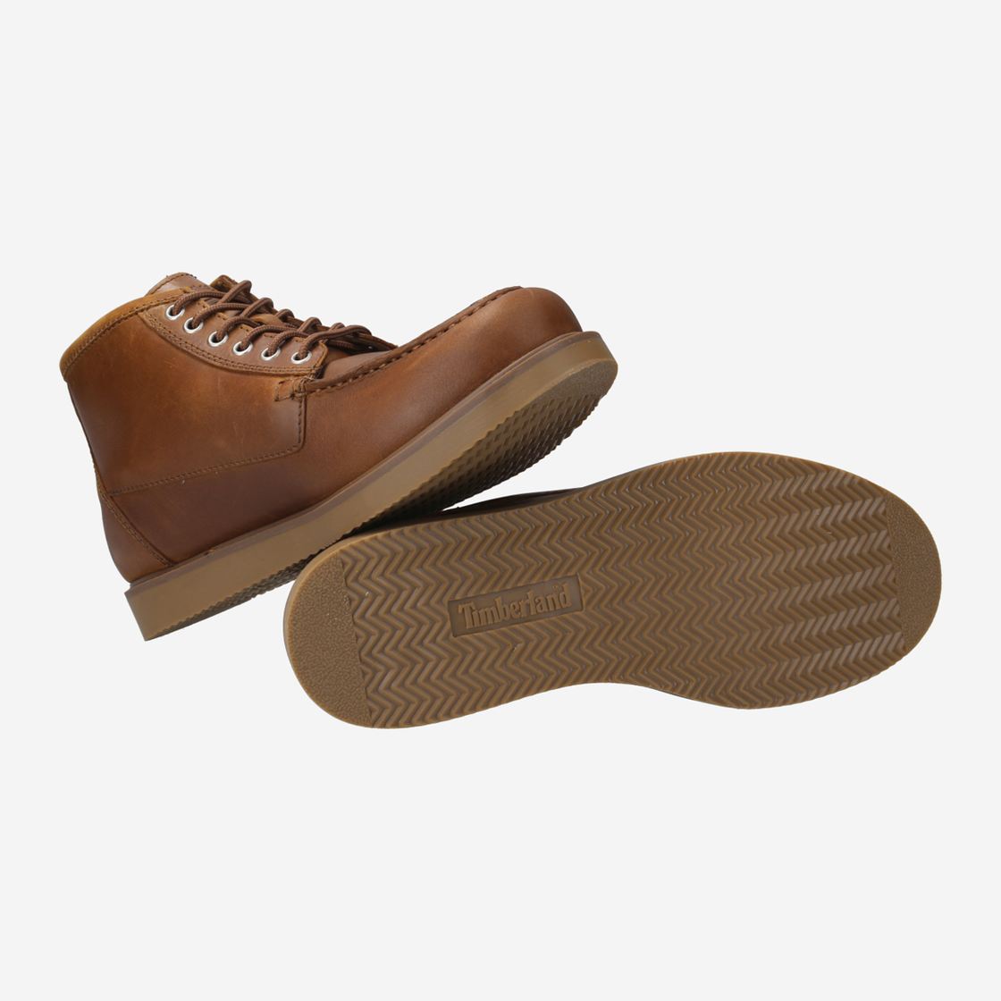 Timberland A5SCG Newmarket II Boat Chukka - Brown - Top View