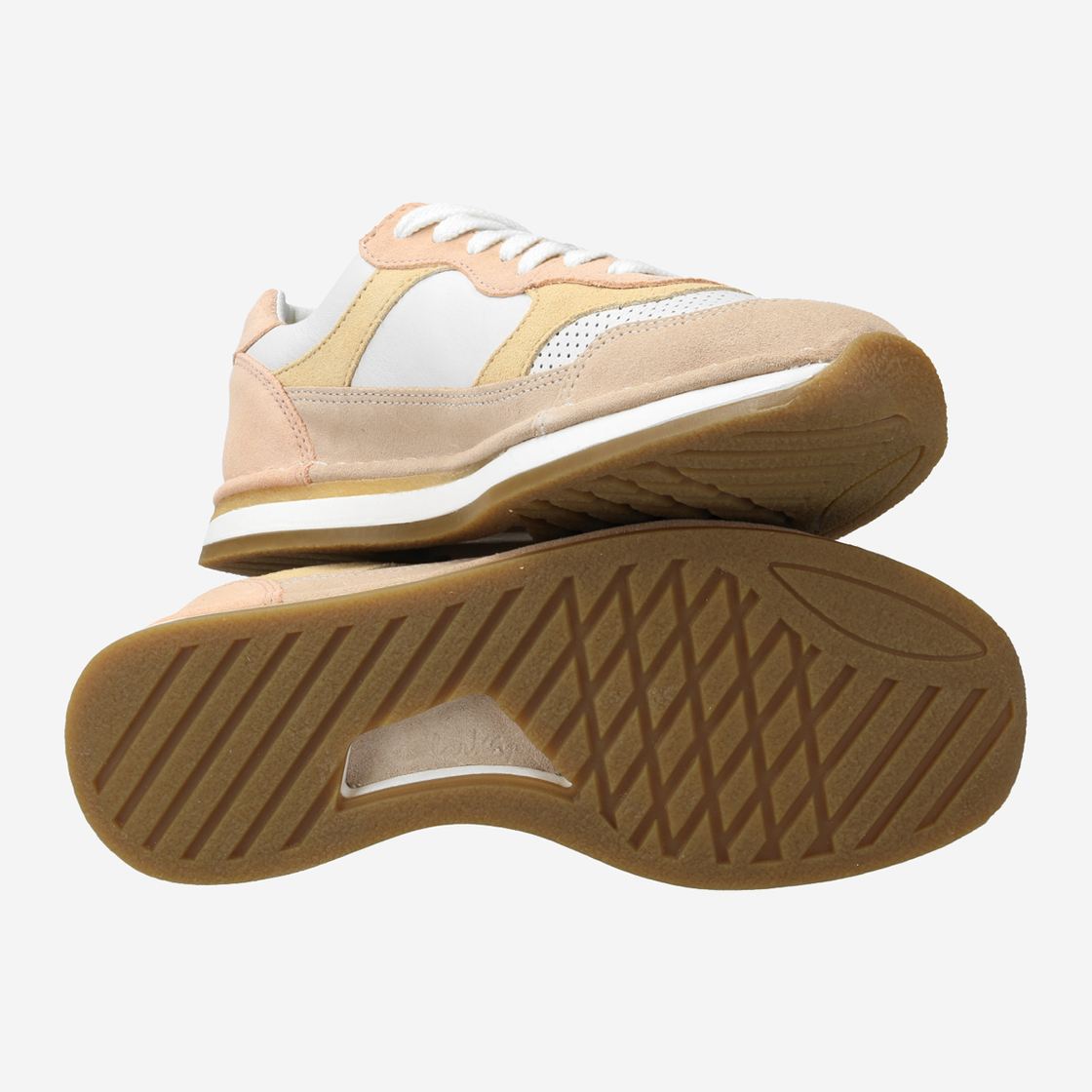 Clarks CraftRun Gate - Beige Combined - Top View