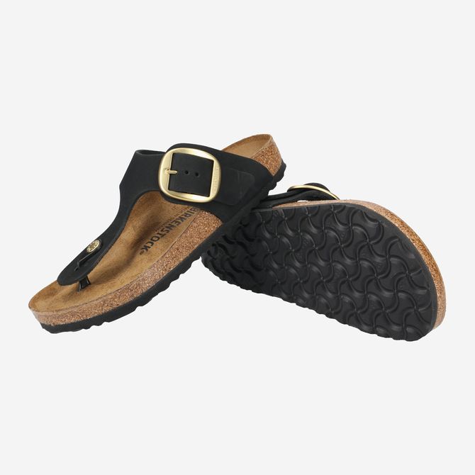 birkenstock GIZEH BIG BUCKLE - Black - Top view