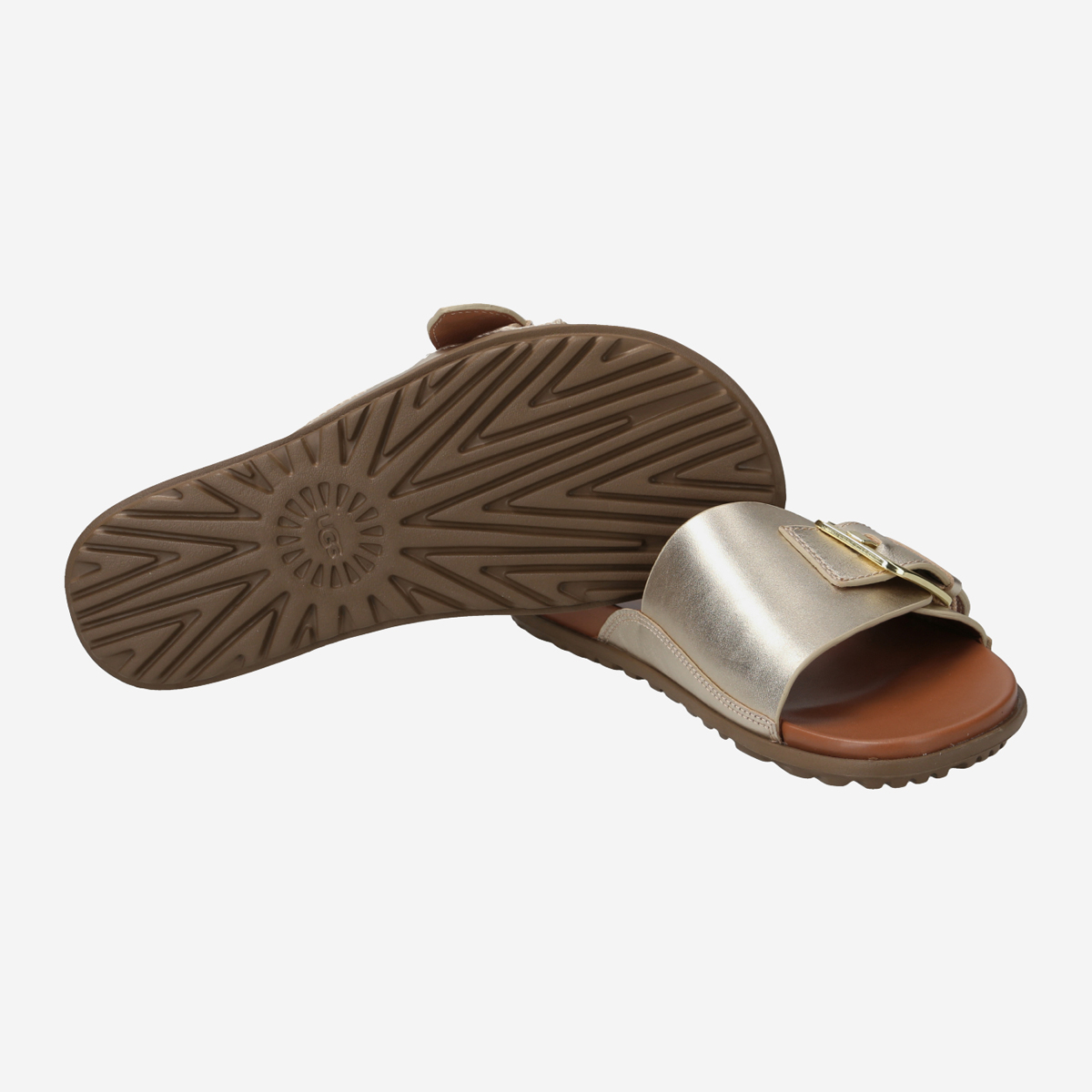 UGG 1125005 PGMT SOLIVAN BUCKLE SLIDE Sandaletts in gold buy online