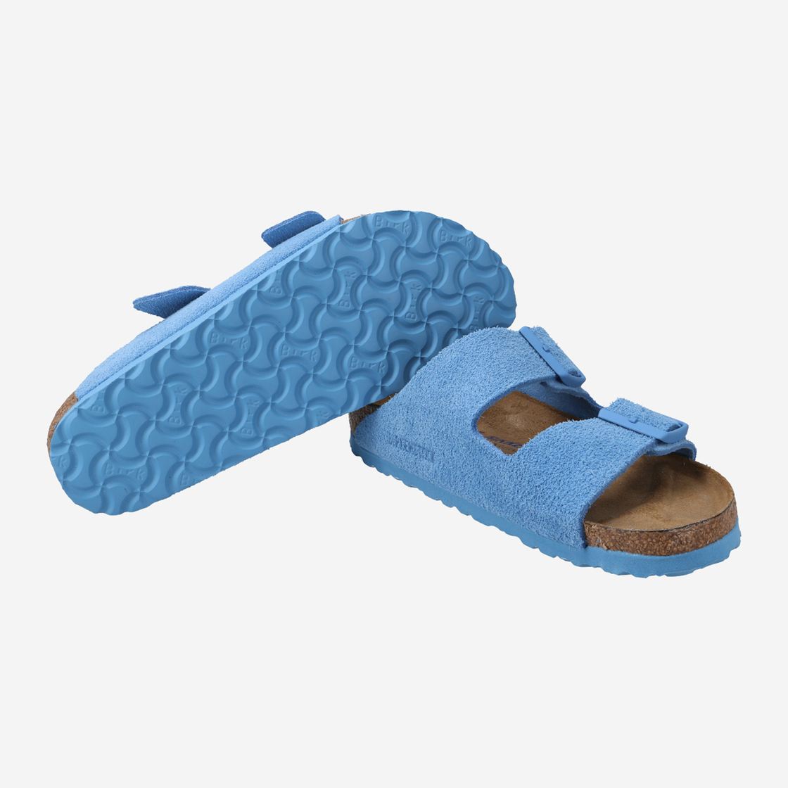 birkenstock ARIZONA SOFT FOOTBED - Blue - Top view