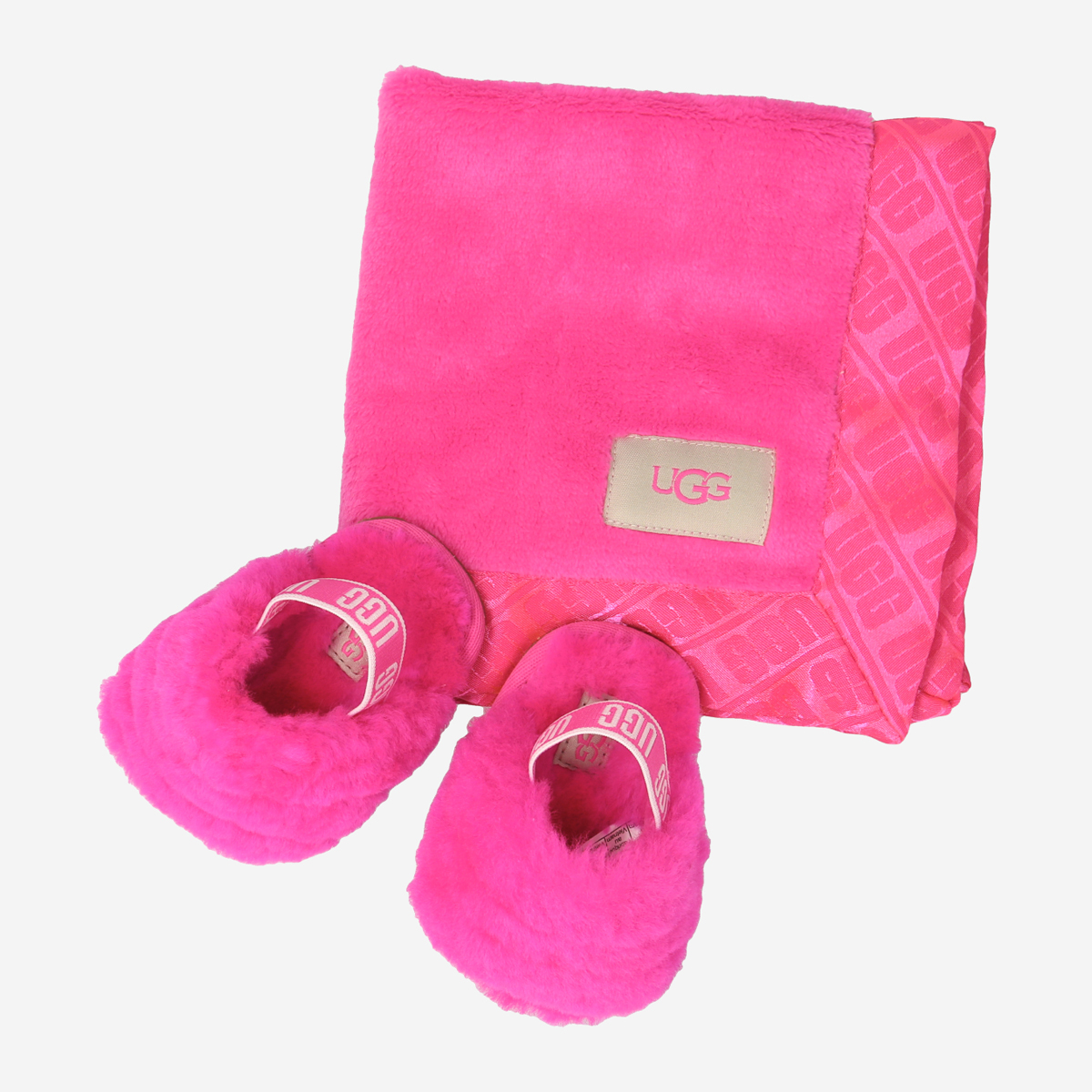 Pink uggs online slippers