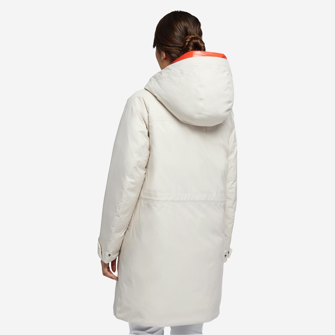 Geox GENDRY LONG PARKA - White - Top view