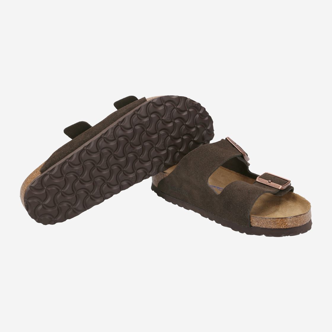 birkenstock ARIZONA SOFT FOOTBED - Brown / Mocha - Top view