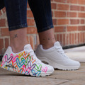 Skechers UNO HIGHLIGHT LOVE - Weiß,kombiniert - Sonderbild