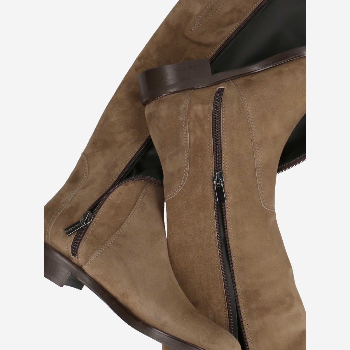 Taupe leather clearance boots