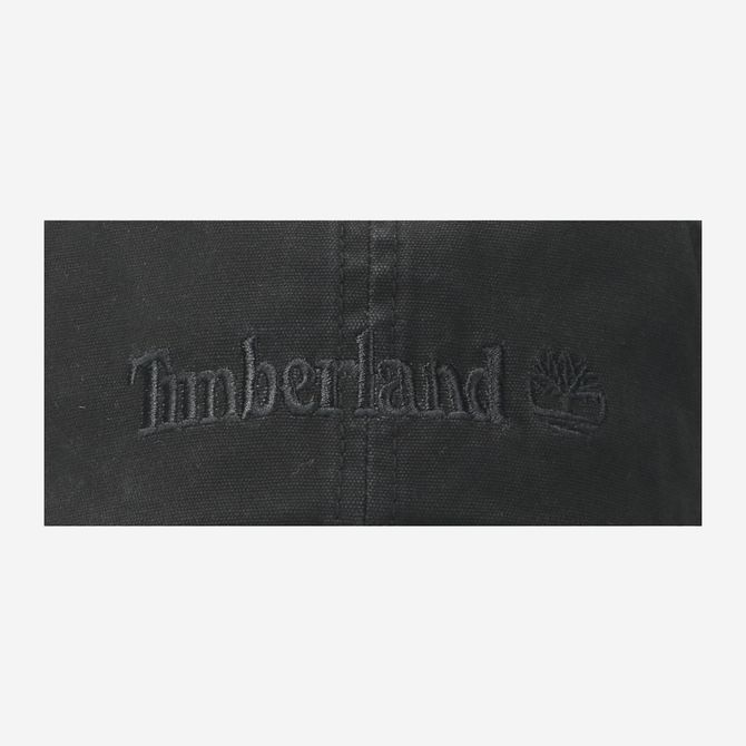 Timberland A1F54 Cotton Canvas BB Cap Sel - Black - Top View