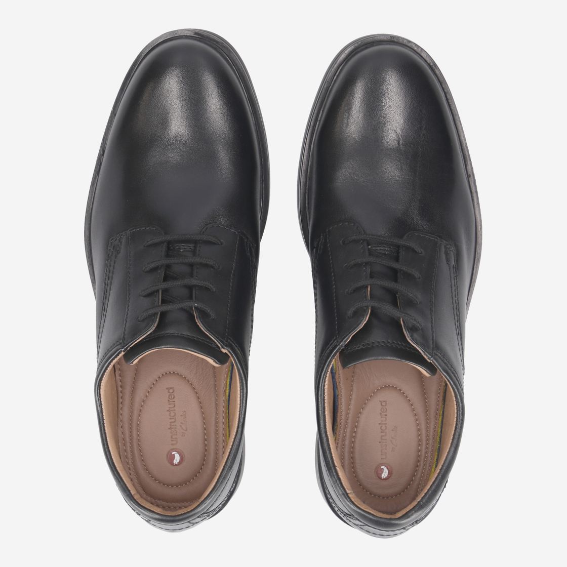 Clarks Un Aldric Lace - Black - Rear View