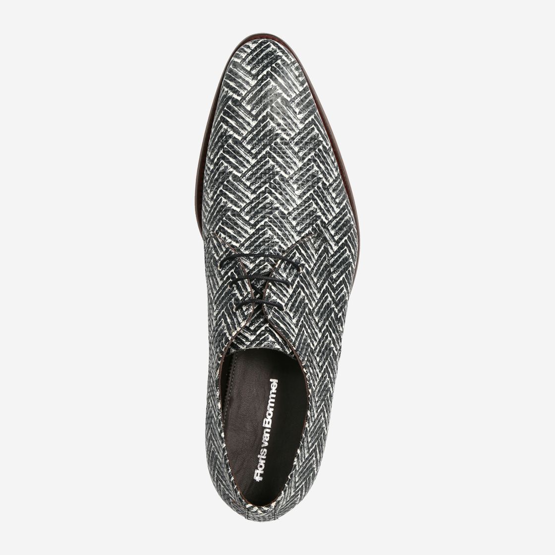 Floris van Bommel DE STAPPER - Black, combined - back view