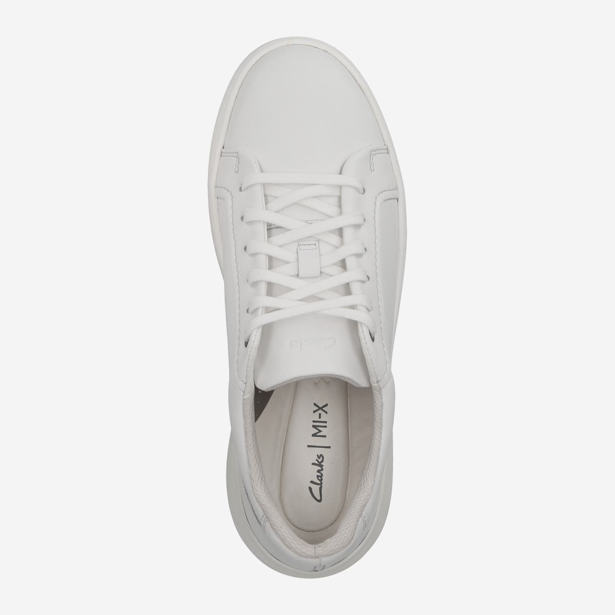 Clarks white clearance sneakers