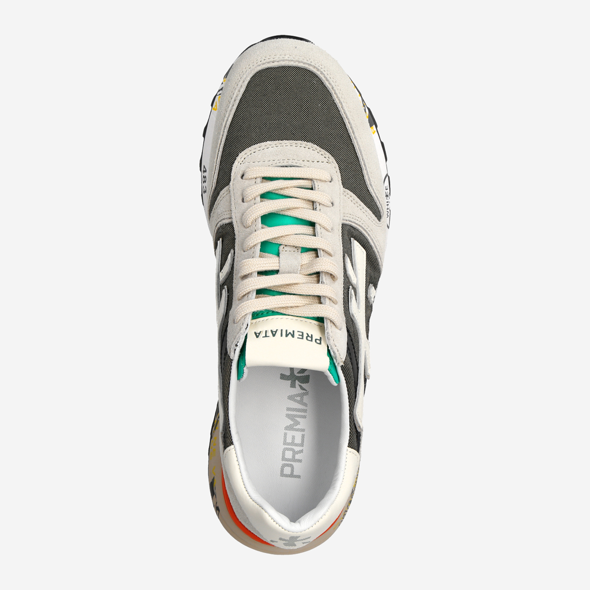 Premiata MICK 6166 Sneakers in green combined buy online