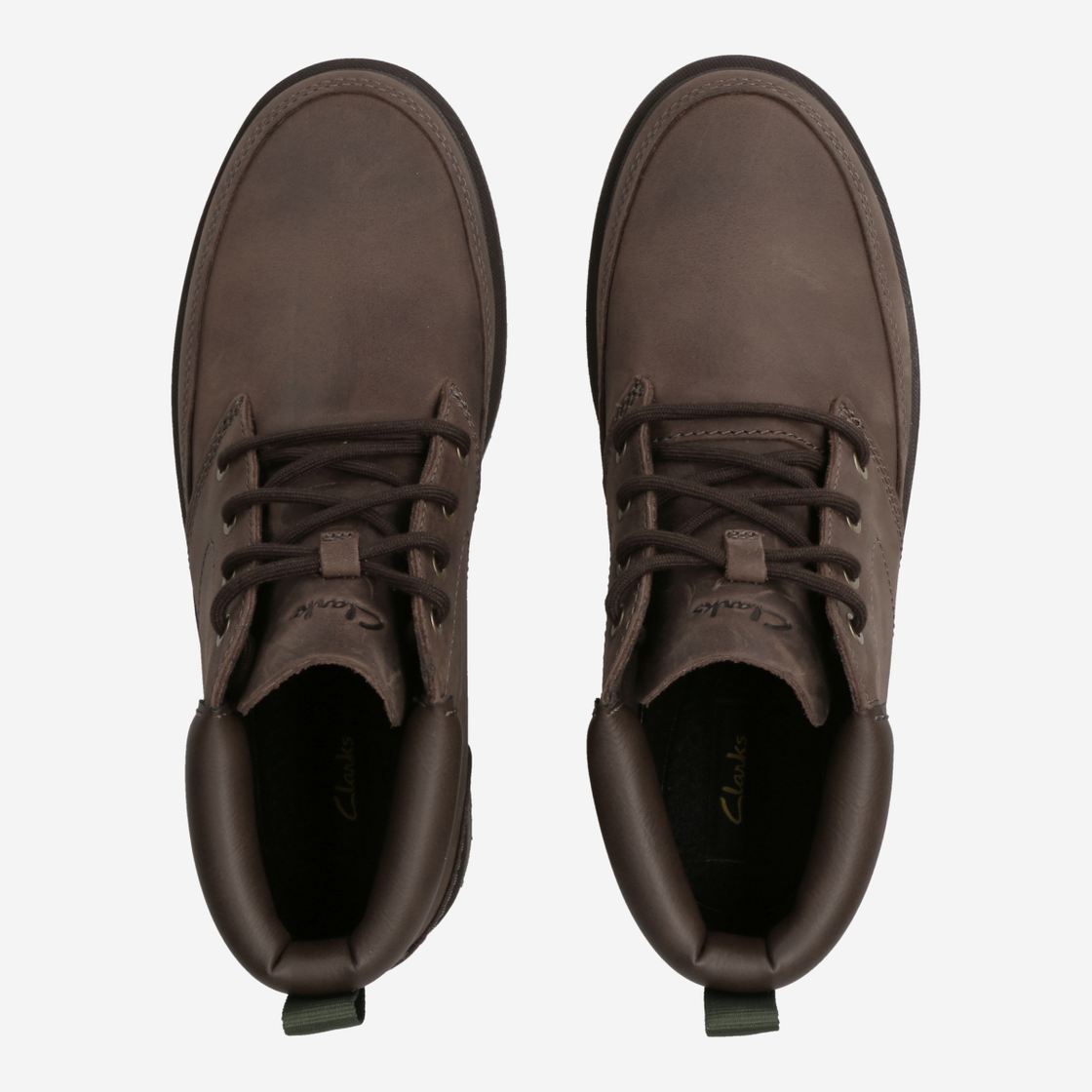 Clarks Rossdale Mid - Brown - Rear View