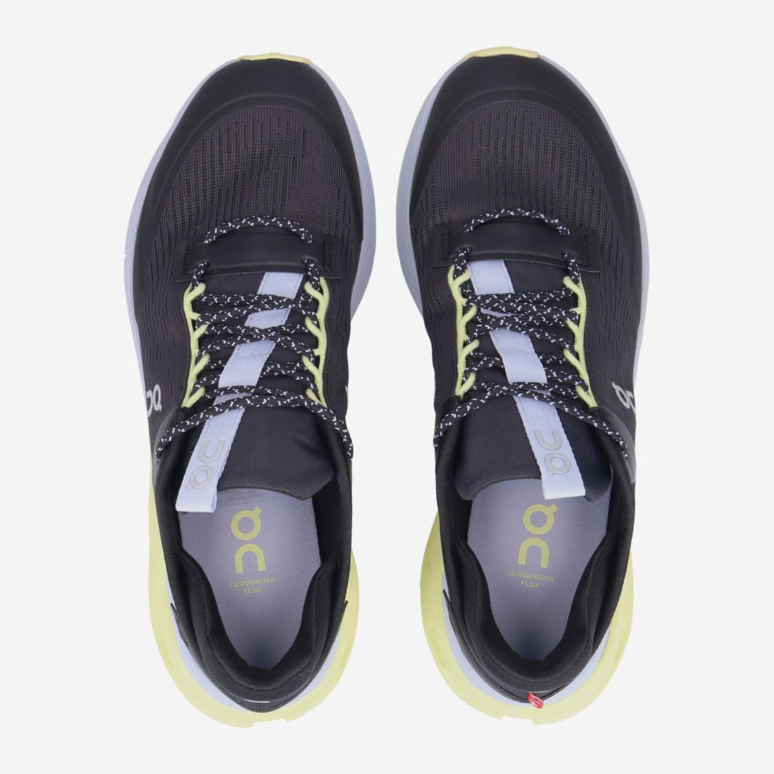 On Cloudnova Flux - Black / Yellow - Sole