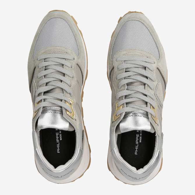 Philippe Model TROPEZ HAUTE LOW - Gray - Back view