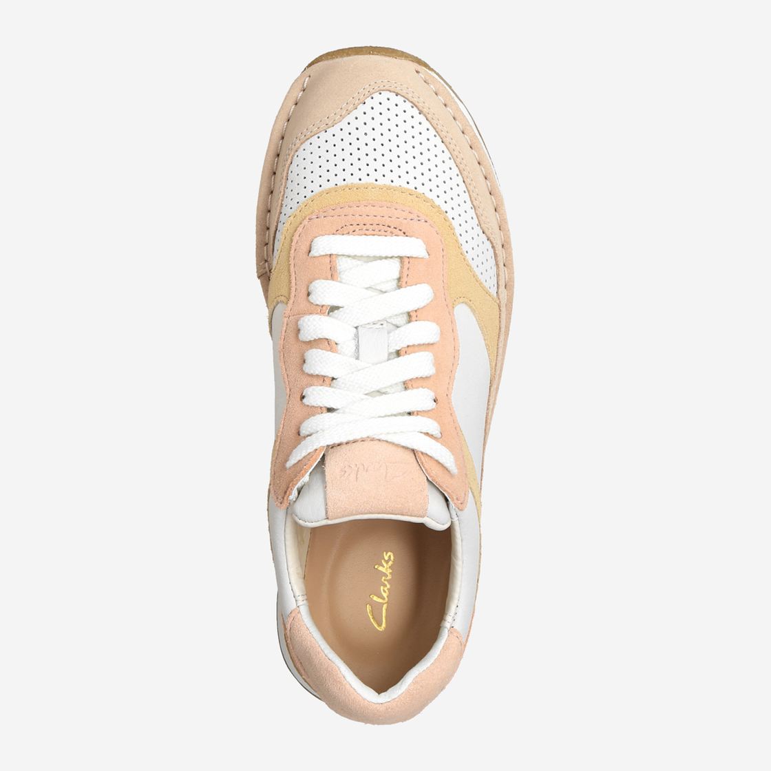 Clarks CraftRun Gate - Beige Combined - Rear View
