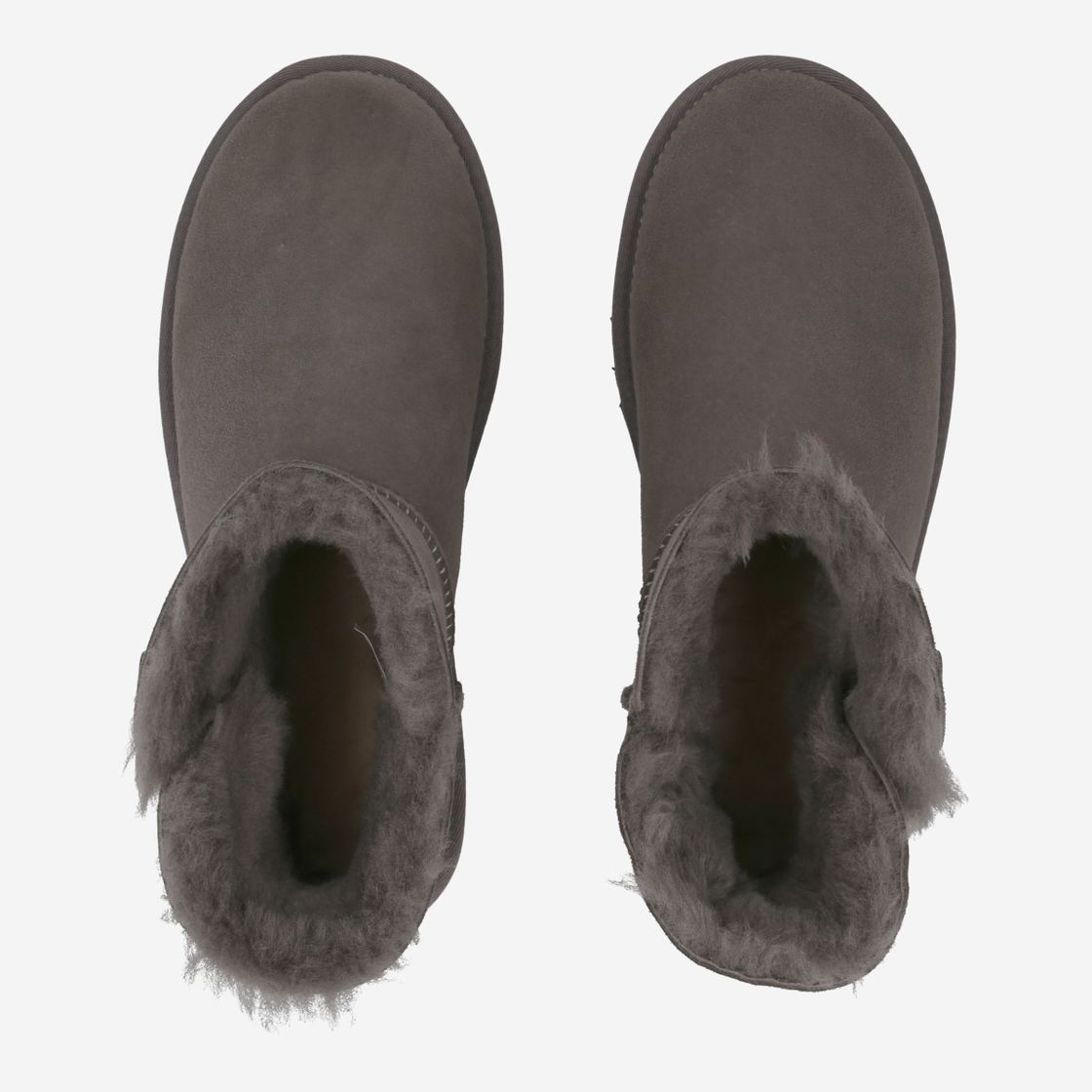 UGG australia MINI BAILEY BUTTON II - Grey - Rear View