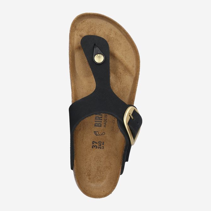 birkenstock GIZEH BIG BUCKLE - Black - Back view