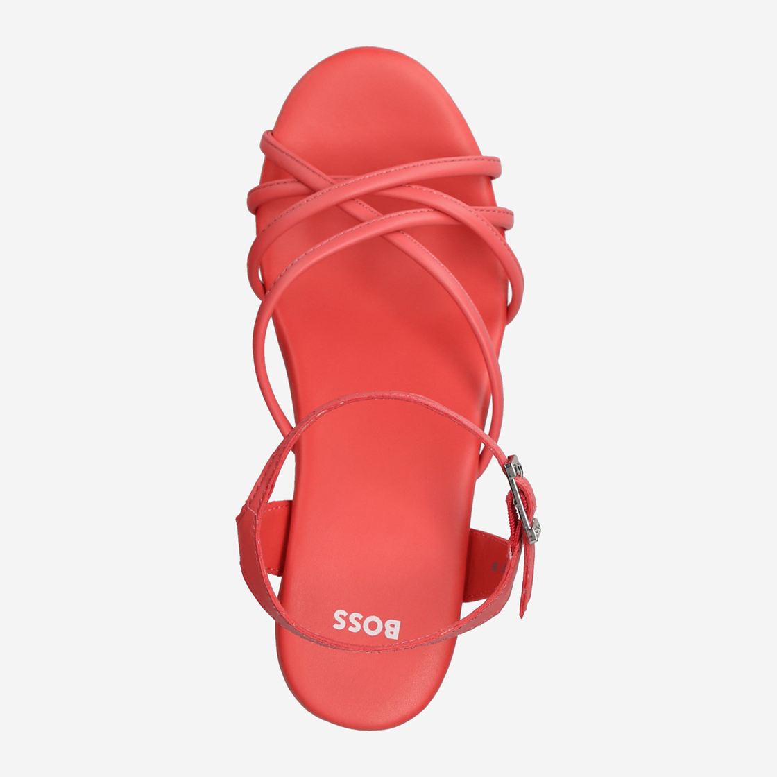 Boss CATE WEDGE SANDAL - Pink - Back View