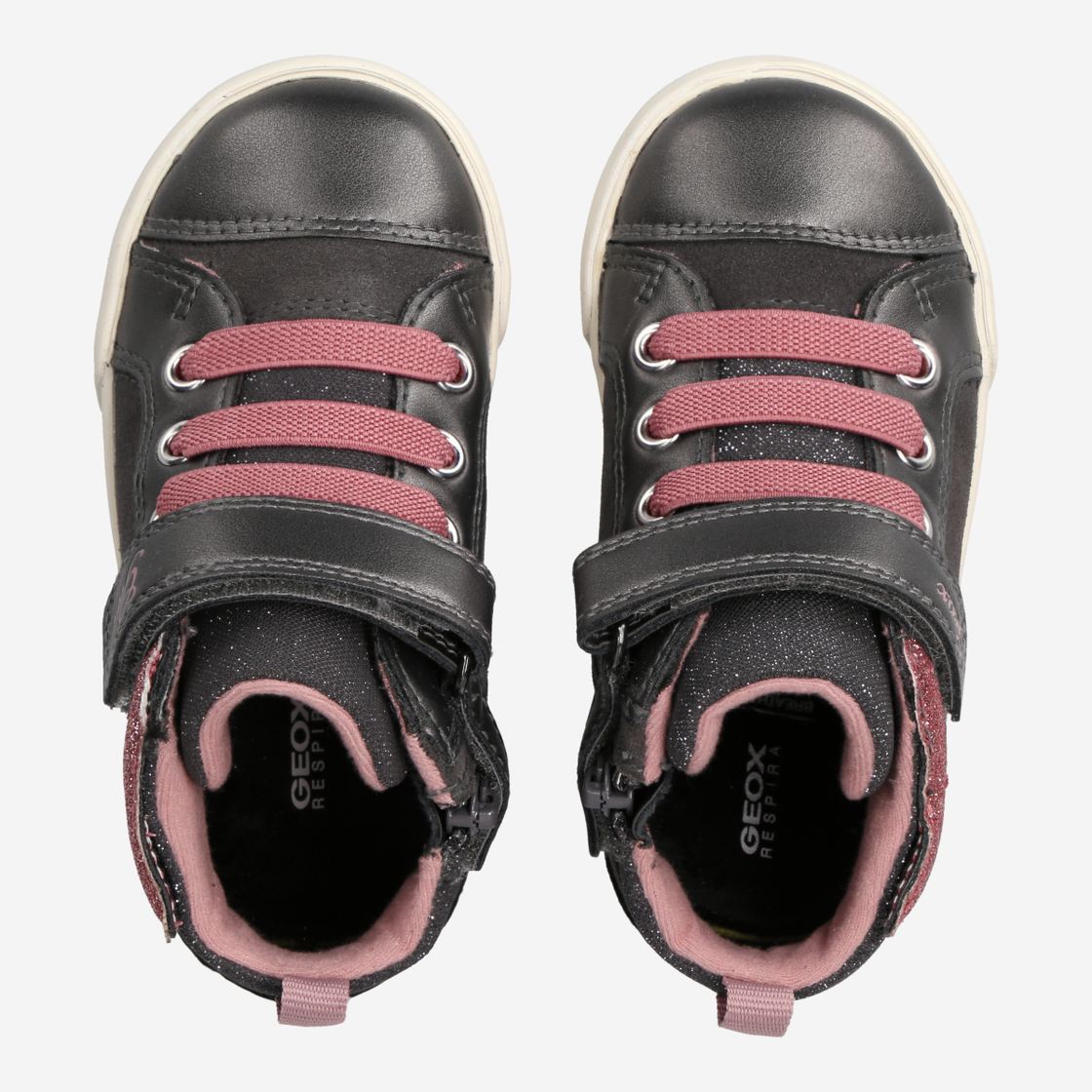 Geox KILWI - Dark gray / Rose - Sole