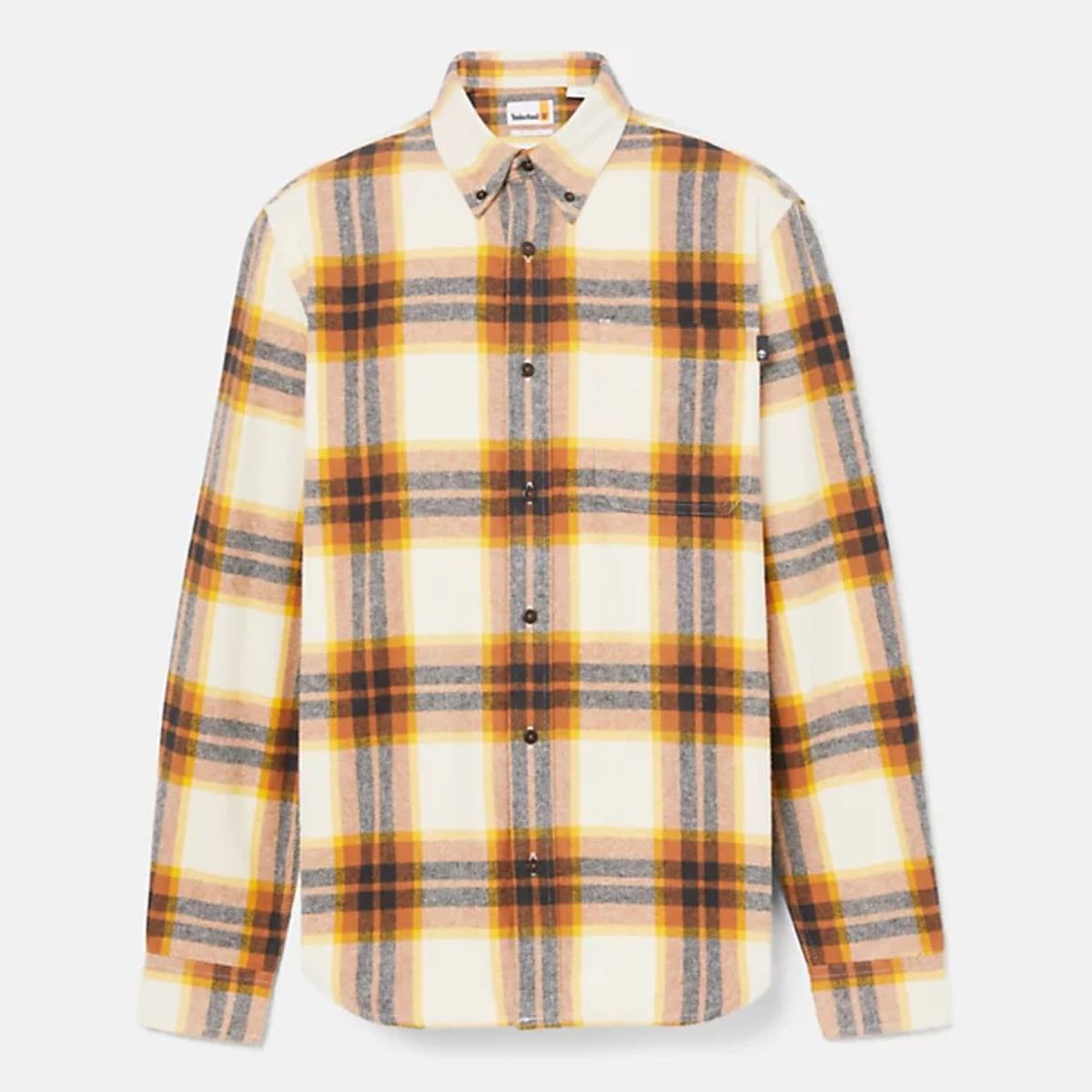 Timberland A6GKH LS Heavy Flannel Plaid W - Brown / Mustard Yellow - Sole