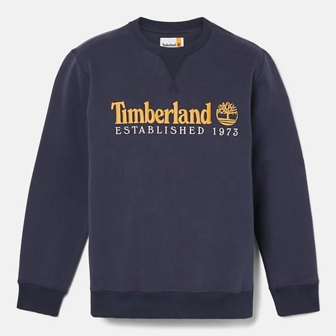 Timberland A65DD LS Est. 1973 Crew BB Sw - Blue - Sole