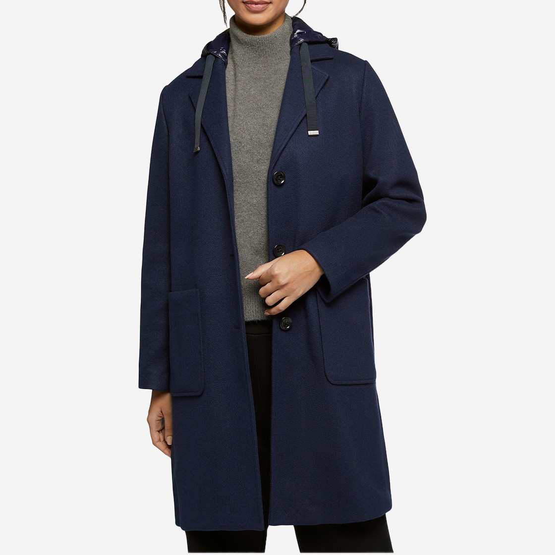 Geox DORELEA COAT - Blue - Sole