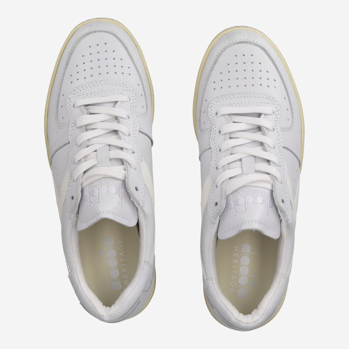 Diadora MI BASKED LOW USED - White - Sole