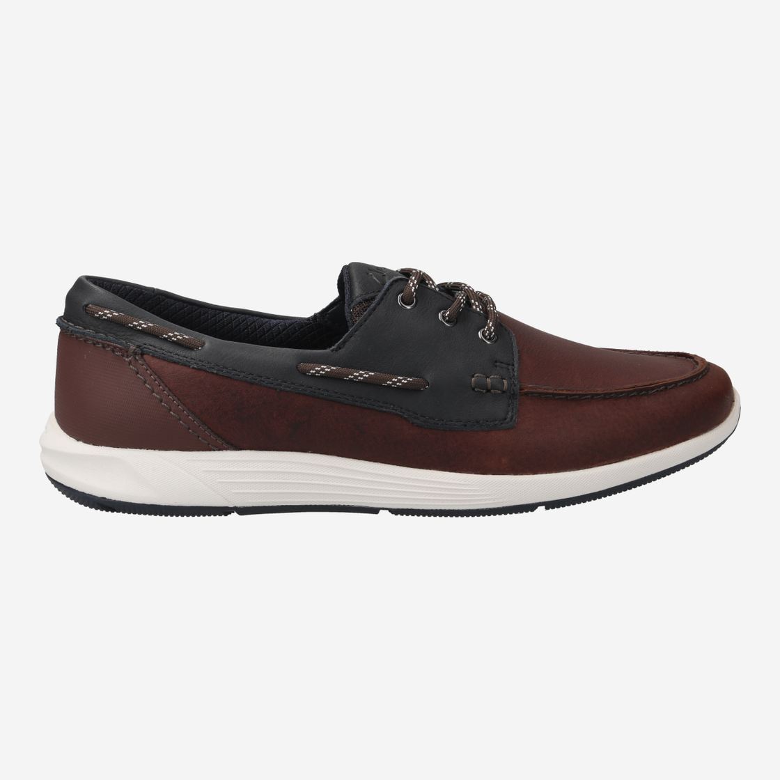 Clarks ATL Sail Go - Brown combined - Side view
