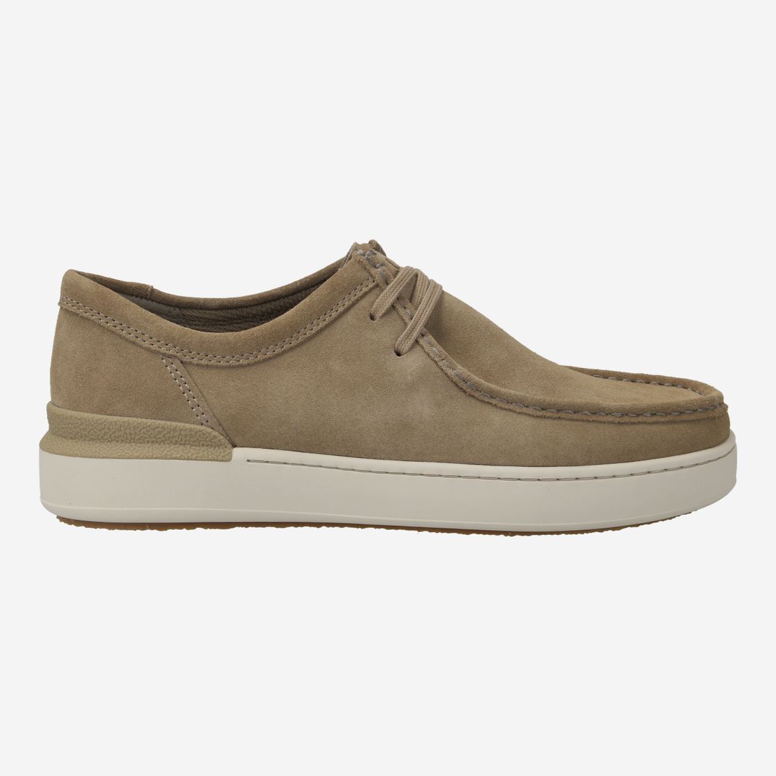 Clarks Courtlite Seam - Olive/ Kaki / Beige - Back view