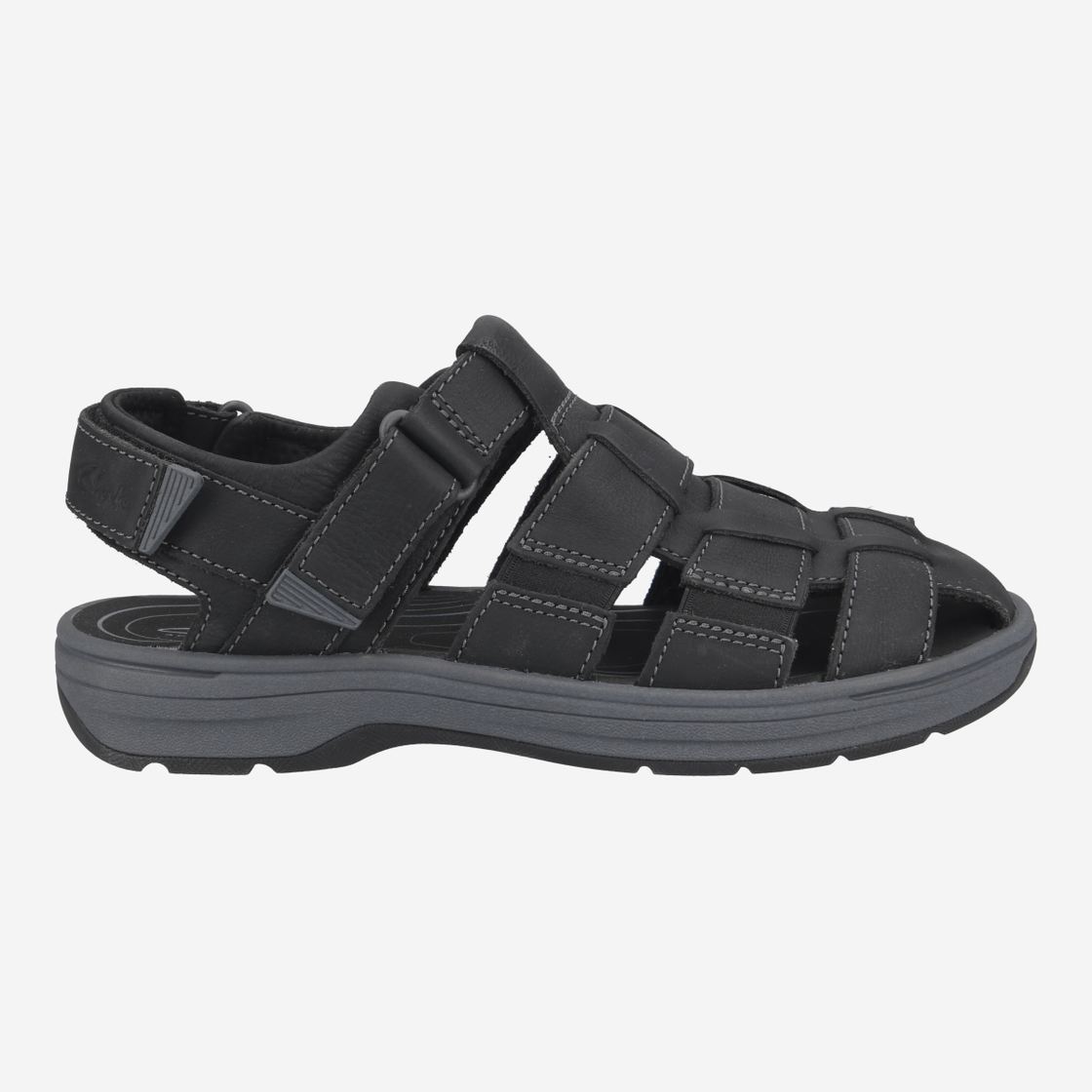 Clarks Saltway Cove - Black - Rear view