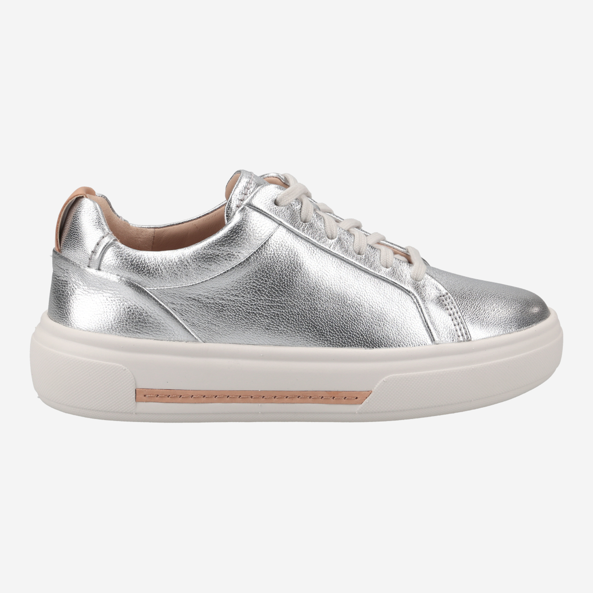 Fashion clarks sneakers silver