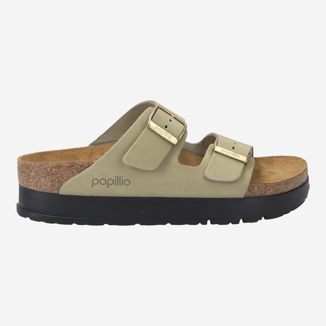 birkenstock ARIZONA PAP FLEX PLATFORM - Eucalyptus / Green - Side view
