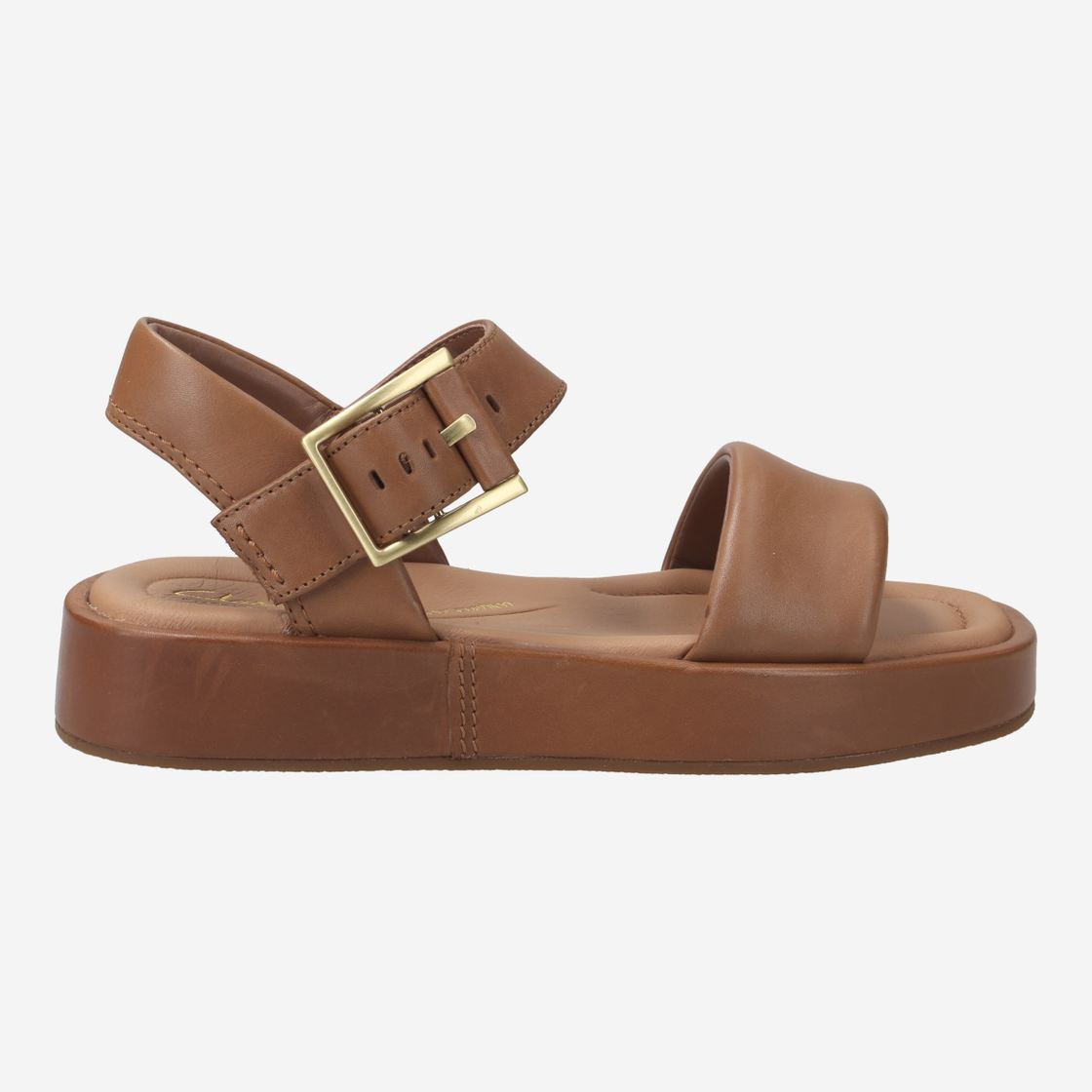 Clarks Alda Strap - Brown - Back view