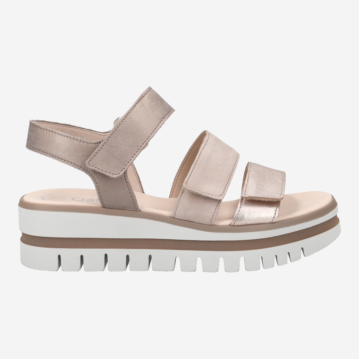 gabor rose gold sandals