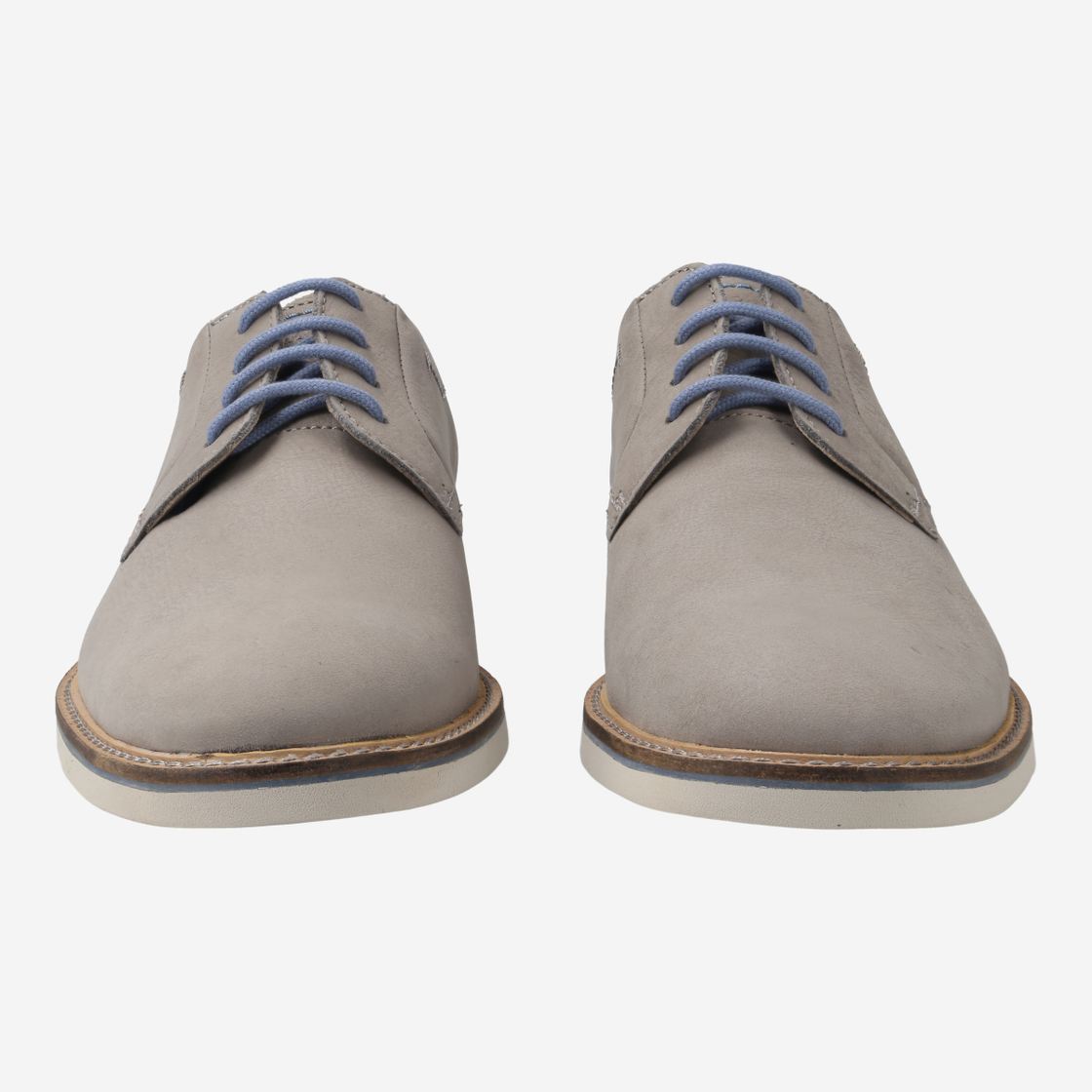 Clarks Atticus LTLace - gray, light - front view