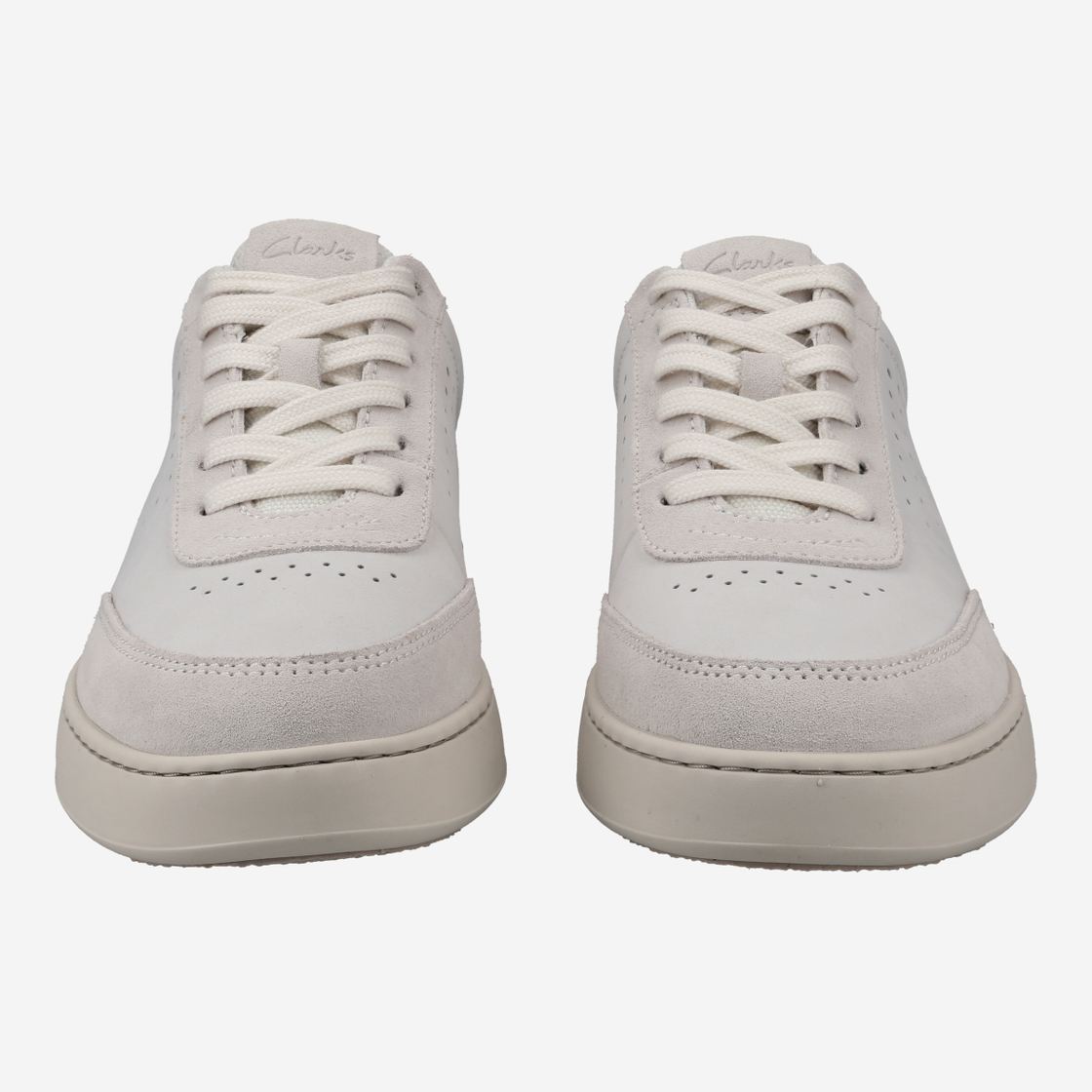 Clarks Courtlite Run - White - Front view