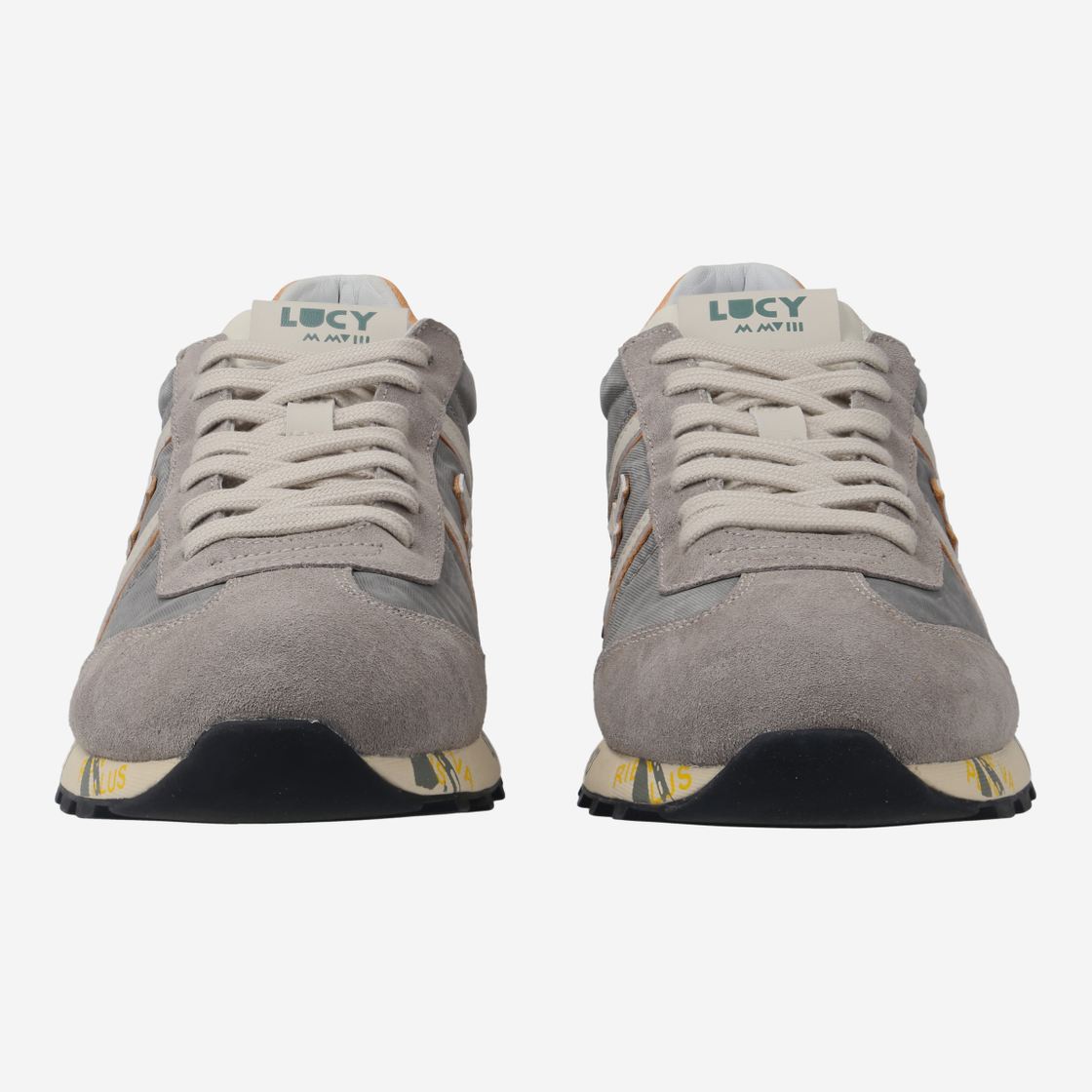 Premiata LUCY - Gray - Front view