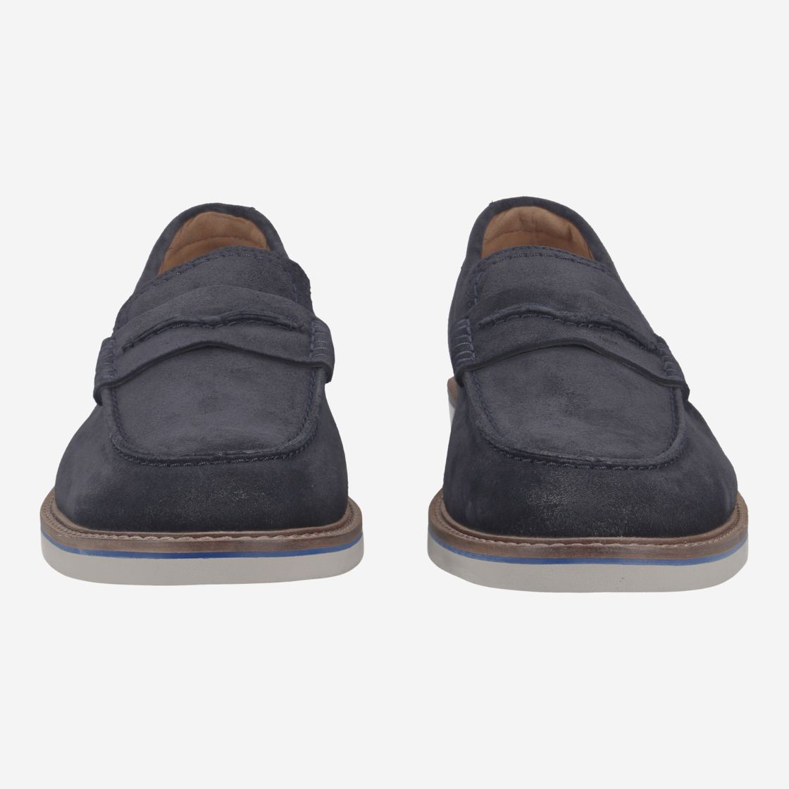 Clarks Atticus LTSlip - Blue - Front view