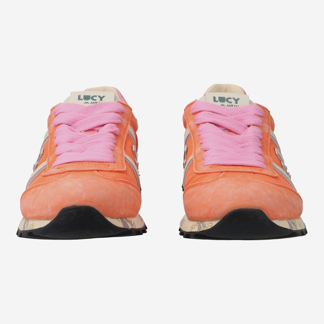 Premiata LUCY-D - Orange - Front view