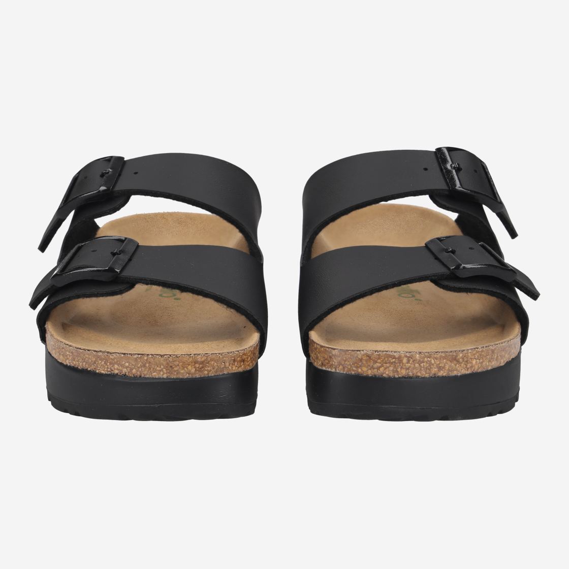 birkenstock ARIZONA PAP FLEX PLATFORM - Black - Front view