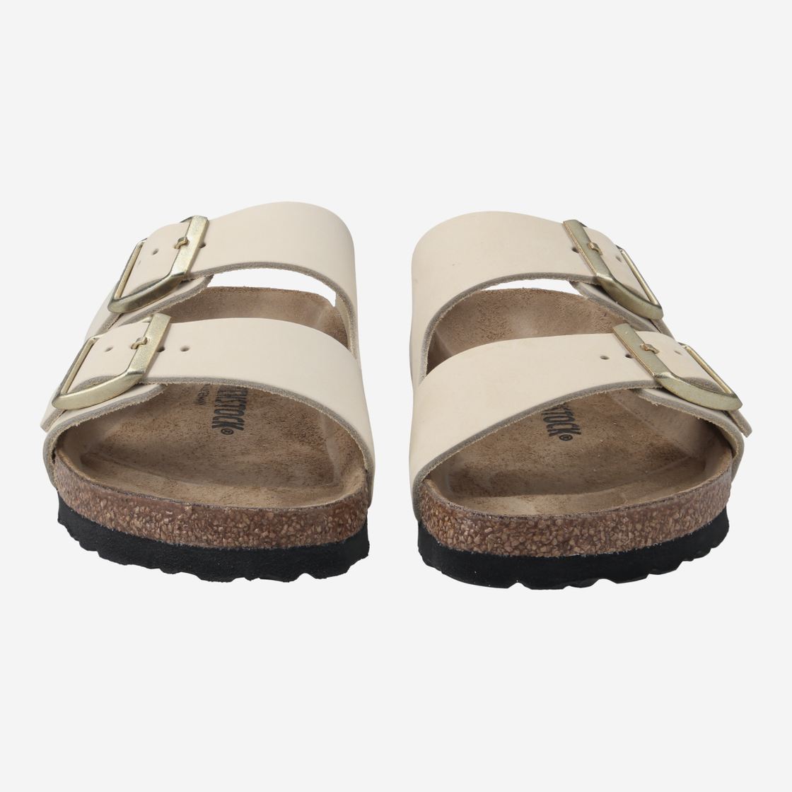 birkenstock ARIZONA - Ecru / White - Front view