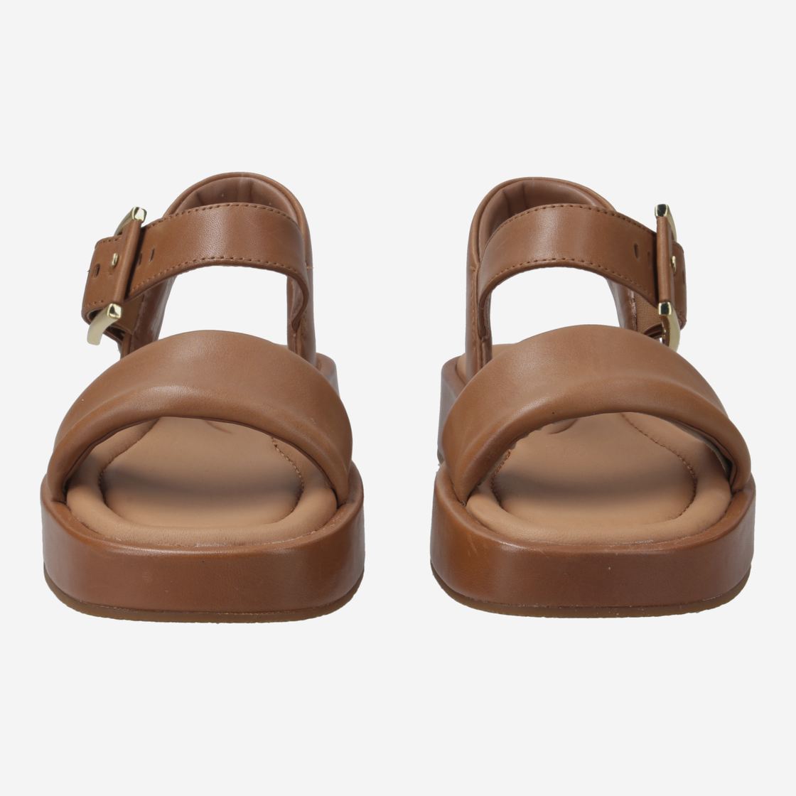 Clarks Alda Strap - Brown - Front view