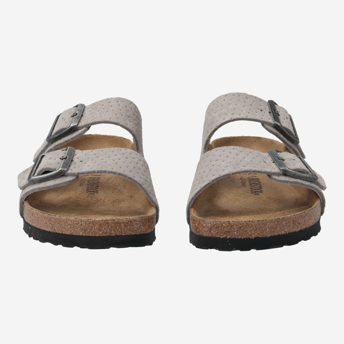 birkenstock ARIZONA - Gray - Front view