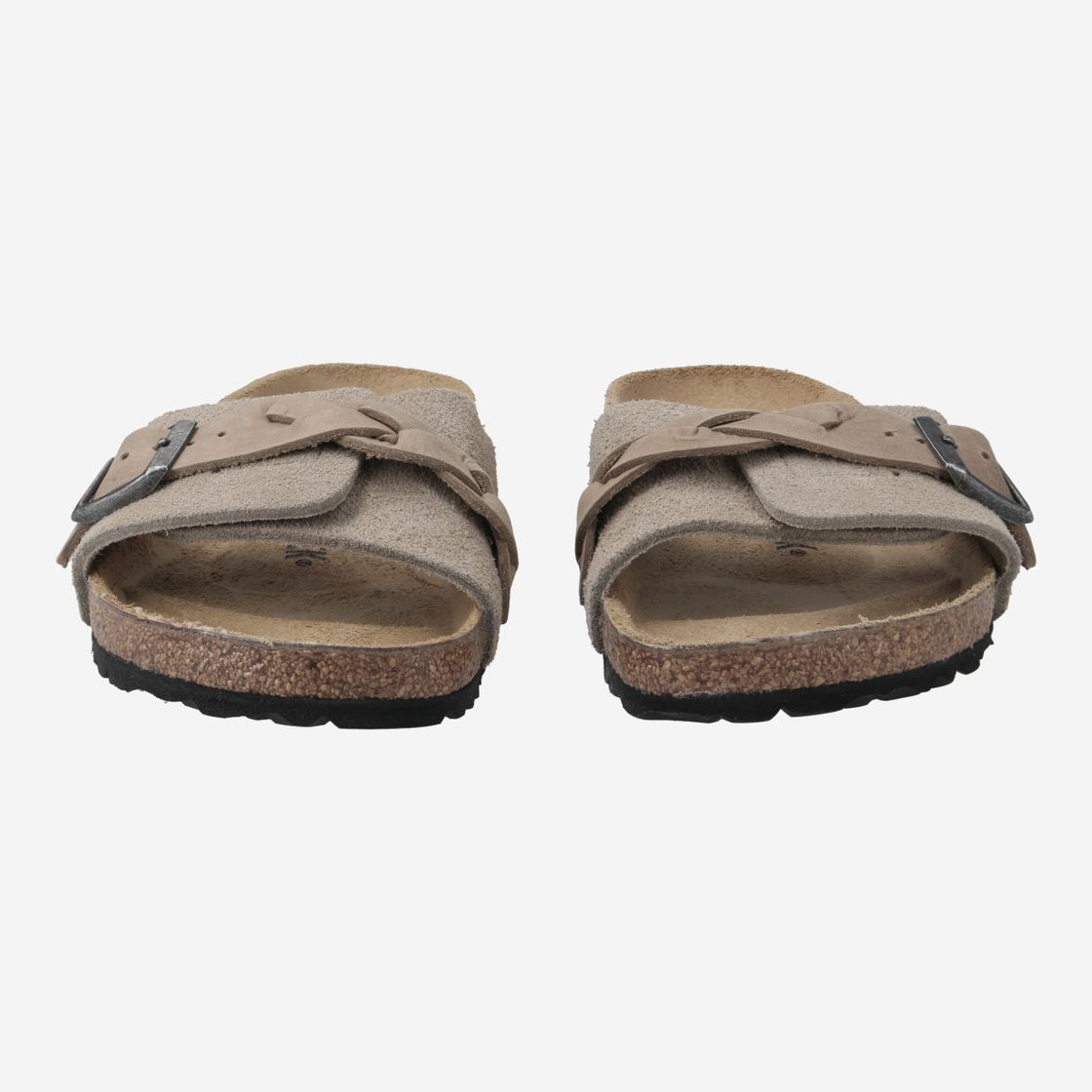 birkenstock PULA BRAIDED - Beige - Front view