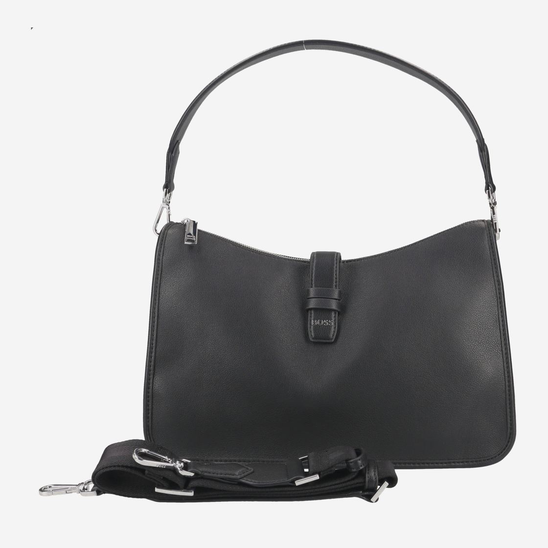 Boss Maddie Shoulder Bag - Black - Side view