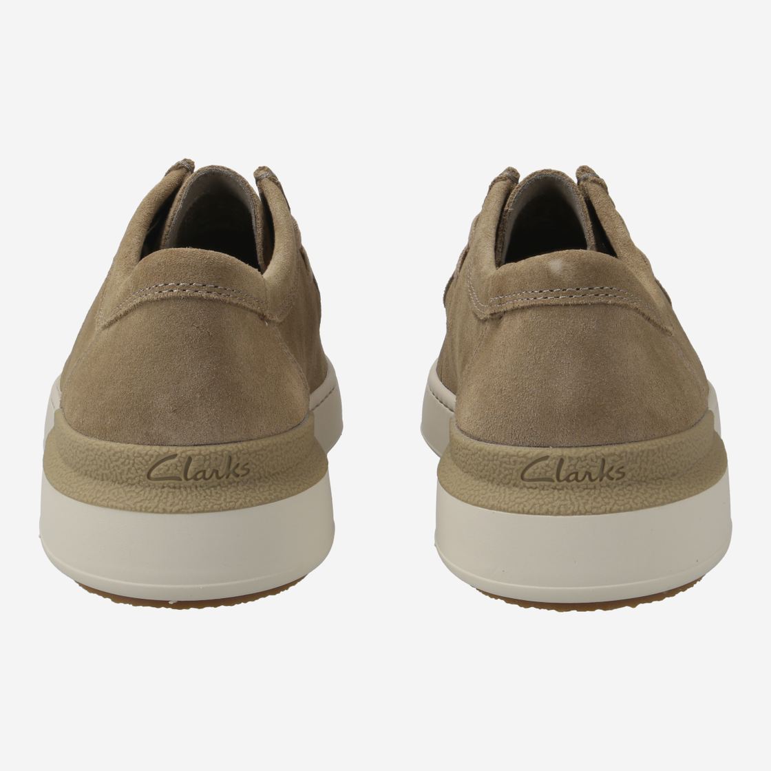 Clarks Courtlite Seam - Olive/ Kaki / Beige - Side view